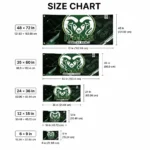 Colorado State Rams House Flag Custom Speed Slashes Green Best Selling