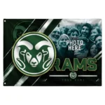 Colorado State Rams House Flag Personalized Diagonal Stripes Green Best Selling