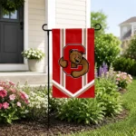 Cornell Big Red Garden Flag Custom Chevron Stripes Red Best Selling
