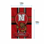 Cornell Big Red Garden Flag Custom Circle Medallion Red Best Selling