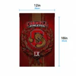 Cornell Big Red Garden Flag Personalized Laurel Wreath Red Best Selling