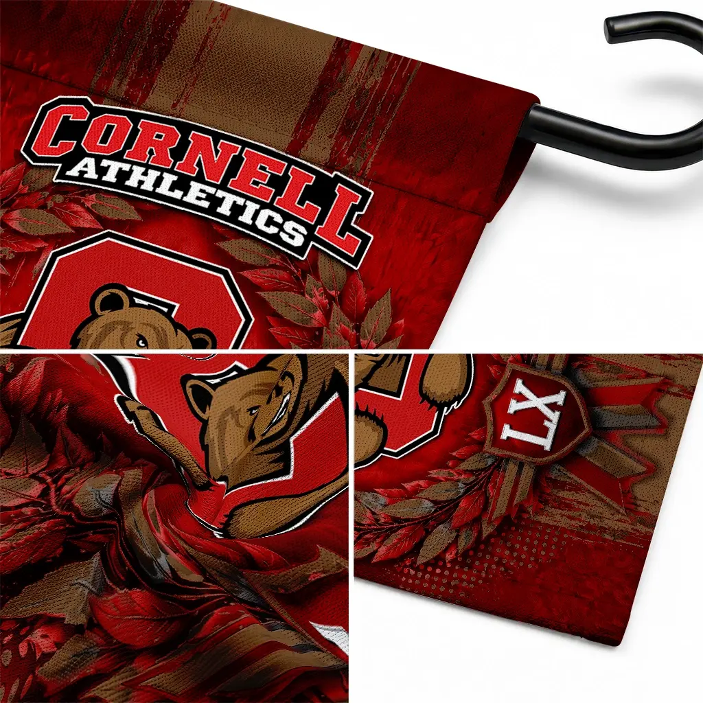 Cornell Big Red Garden Flag Personalized Laurel Wreath Red Latest Model Cornell Big Red Garden Flag Personalized Laurel Wreath Red Latest Model