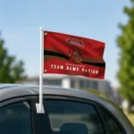 Cornell Big Red House Flag Custom Brushed Streaks Red Best Selling