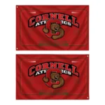 Cornell Big Red House Flag Custom Ornate Border Red Best Selling