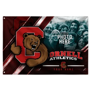 Cornell Big Red House Flag Customized Diagonal Stripes Red Best Selling