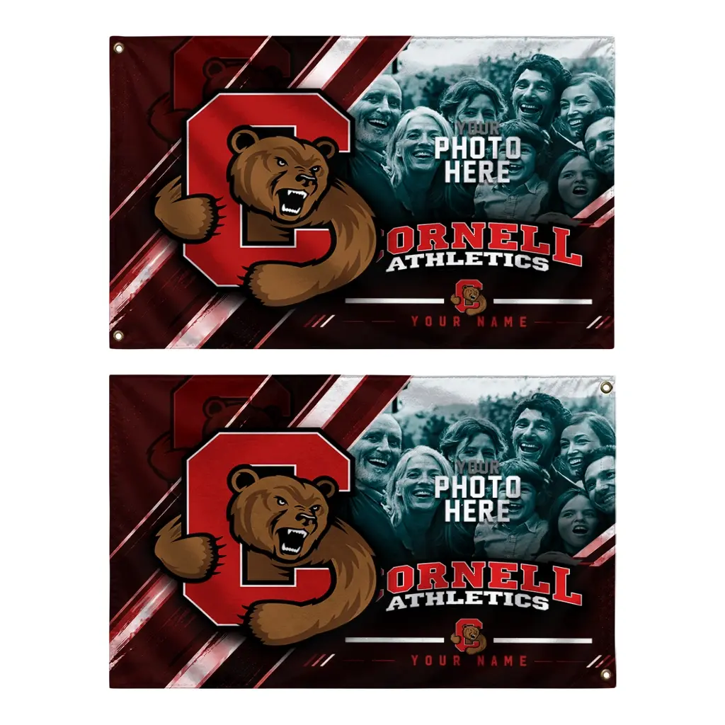 Cornell Big Red House Flag Customized Diagonal Stripes Red Fashion Forward Cornell Big Red House Flag Customized Diagonal Stripes Red Fashion Forward