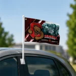 Cornell Big Red House Flag Customized Diagonal Stripes Red Best Selling