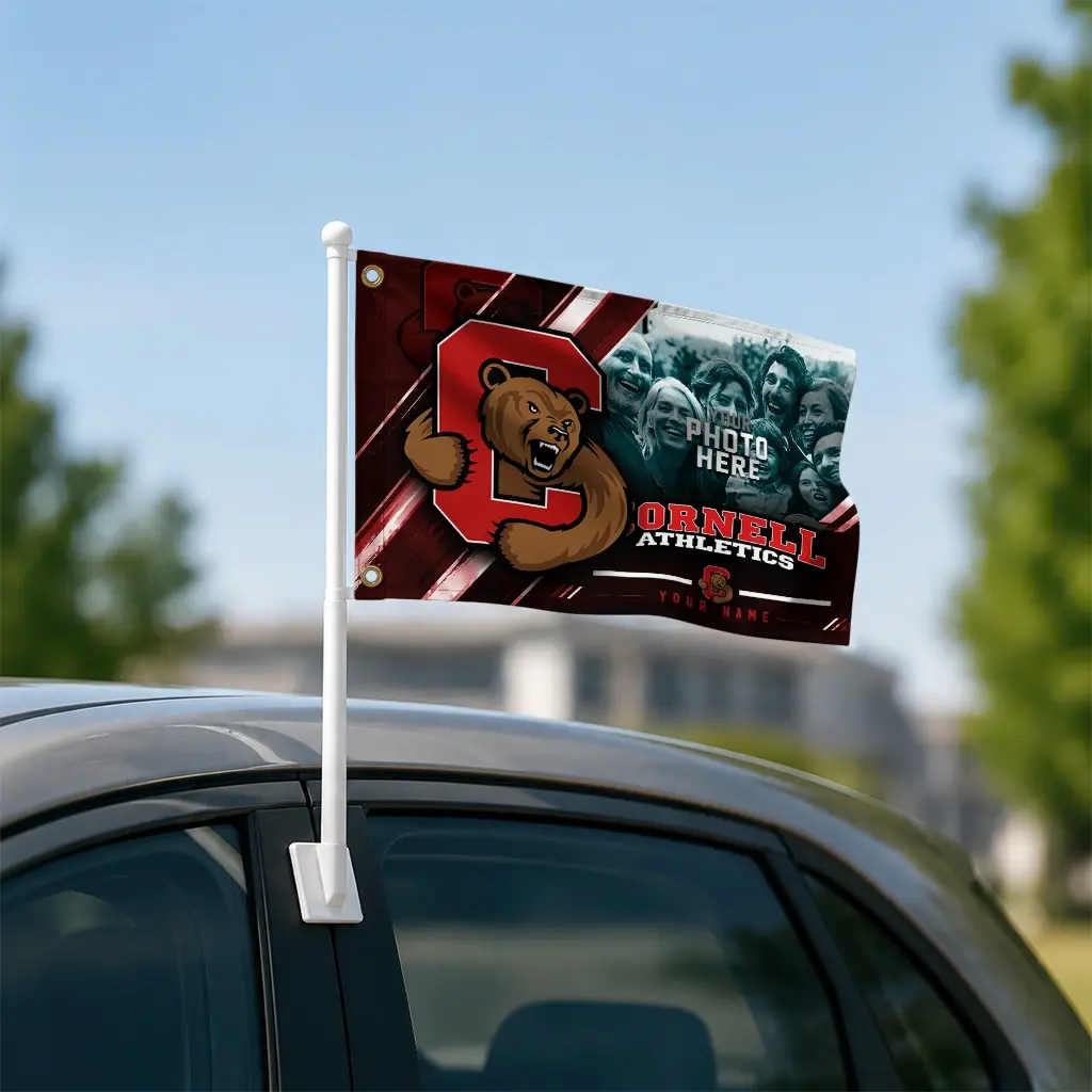 Cornell Big Red House Flag Customized Diagonal Stripes Red Latest Model Cornell Big Red House Flag Customized Diagonal Stripes Red Latest Model