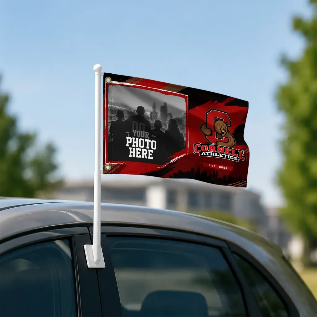 Cornell Big Red House Flag Personalized Framed Photo Red Black Latest Model Cornell Big Red House Flag Personalized Framed Photo Red Black Latest Model