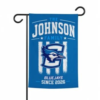 Creighton Bluejays Garden Flag Customized Distressed Stripes Blue Best Selling