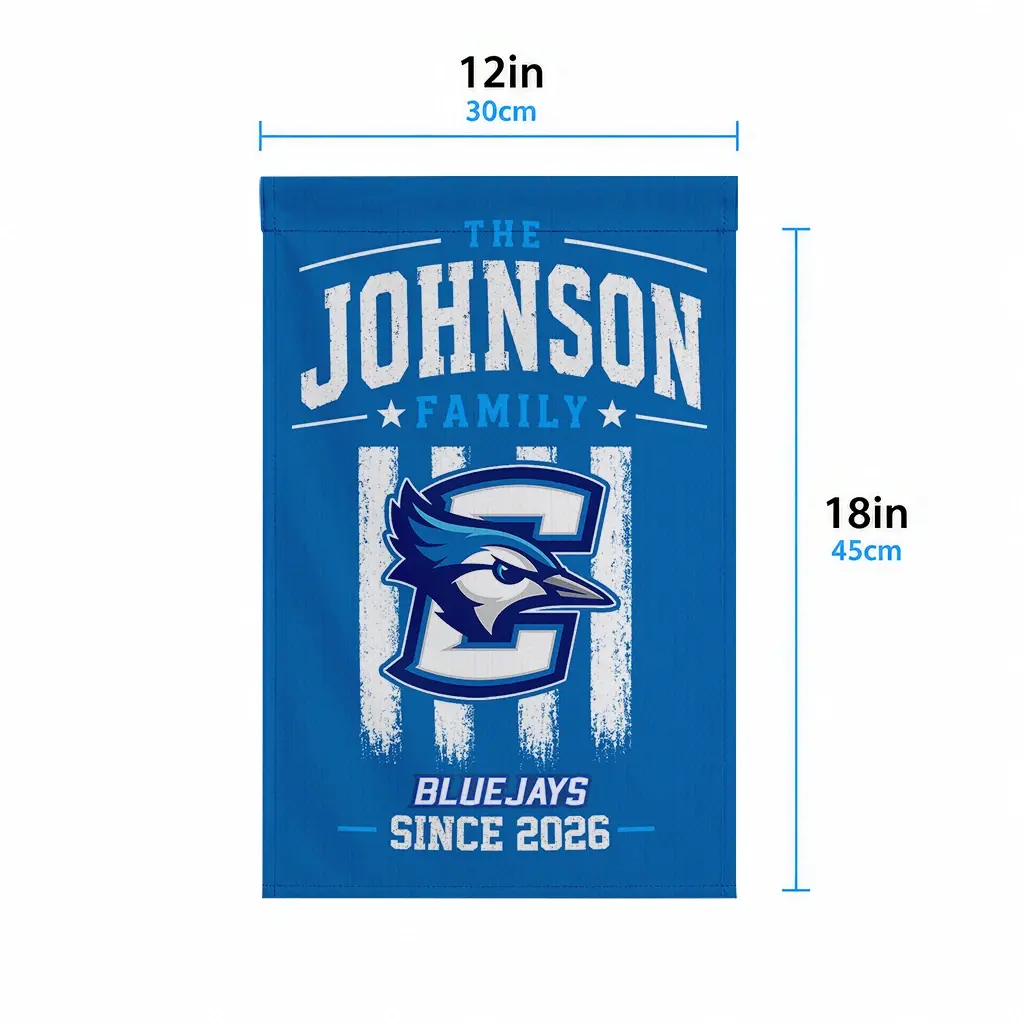 Creighton Bluejays Garden Flag Customized Distressed Stripes Blue High Quality Creighton Bluejays Garden Flag Customized Distressed Stripes Blue High Quality