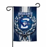 Creighton Bluejays Garden Flag Customized Laurel Wreath Blue Best Selling