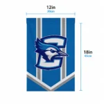 Creighton Bluejays Garden Flag Personalized Chevron Stripes Blue Best Selling