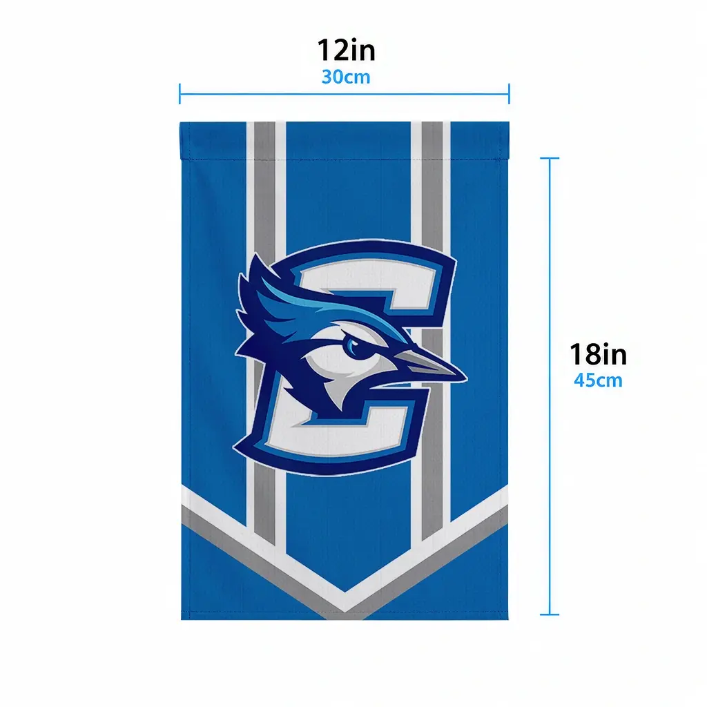 Creighton Bluejays Garden Flag Personalized Chevron Stripes Blue High Quality Creighton Bluejays Garden Flag Personalized Chevron Stripes Blue High Quality