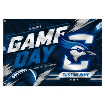 Creighton Bluejays House Flag Custom Action Streaks Blue Best Selling