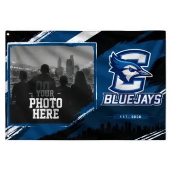 Creighton Bluejays House Flag Customized Framed Photo Blue Black Best Selling