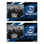 Creighton Bluejays House Flag Customized Framed Photo Blue Black Best Selling