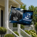 Creighton Bluejays House Flag Customized Framed Photo Blue Black Best Selling