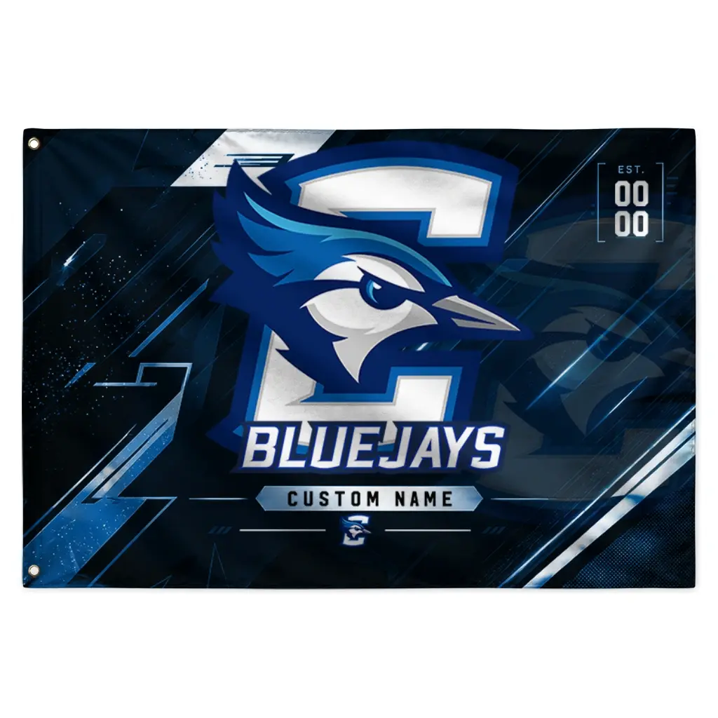Creighton Bluejays House Flag Customized Speed Slashes Blue Best Selling Creighton Bluejays House Flag Customized Speed Slashes Blue Best Selling