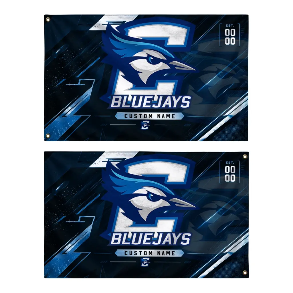 Creighton Bluejays House Flag Customized Speed Slashes Blue Fashion Forward Creighton Bluejays House Flag Customized Speed Slashes Blue Fashion Forward