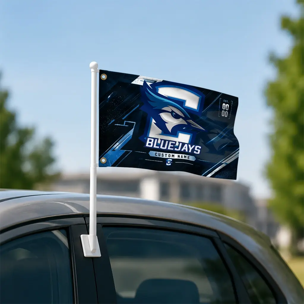 Creighton Bluejays House Flag Customized Speed Slashes Blue Latest Model Creighton Bluejays House Flag Customized Speed Slashes Blue Latest Model