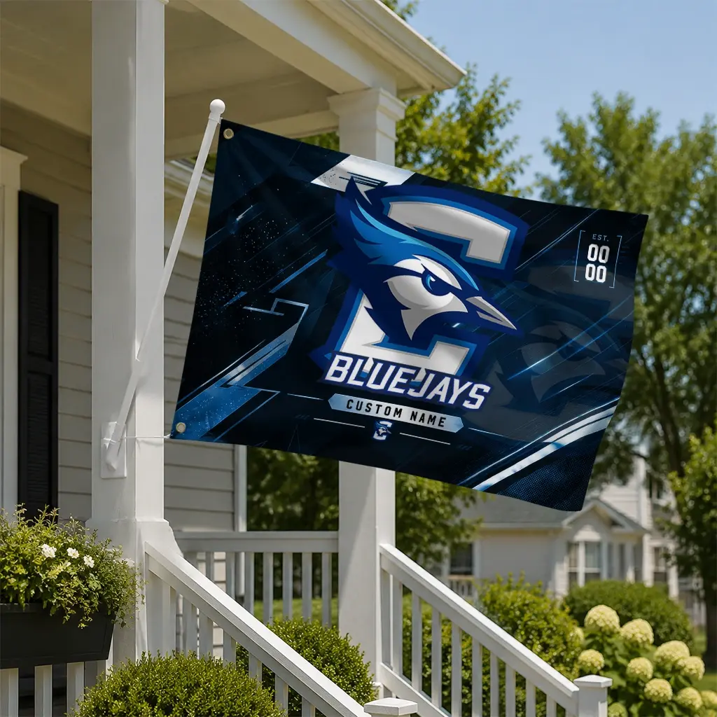 Creighton Bluejays House Flag Customized Speed Slashes Blue New Arrival Creighton Bluejays House Flag Customized Speed Slashes Blue New Arrival