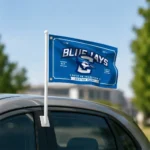 Creighton Bluejays House Flag Personalized Ornate Border Blue Best Selling