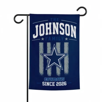 Dallas Cowboys Garden Flag Custom Distressed Stripes Blue Best Selling