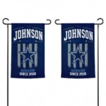 Dallas Cowboys Garden Flag Custom Distressed Stripes Blue Best Selling
