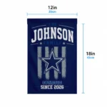 Dallas Cowboys Garden Flag Custom Distressed Stripes Blue Best Selling