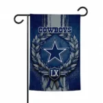 Dallas Cowboys Garden Flag Custom Laurel Wreath Blue Best Selling