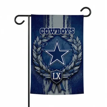 Dallas Cowboys Garden Flag Custom Laurel Wreath Blue Best Selling