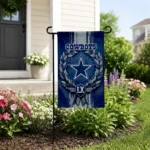 Dallas Cowboys Garden Flag Custom Laurel Wreath Blue Best Selling