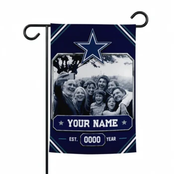 Dallas Cowboys Garden Flag - Custom Photo Frame Blue