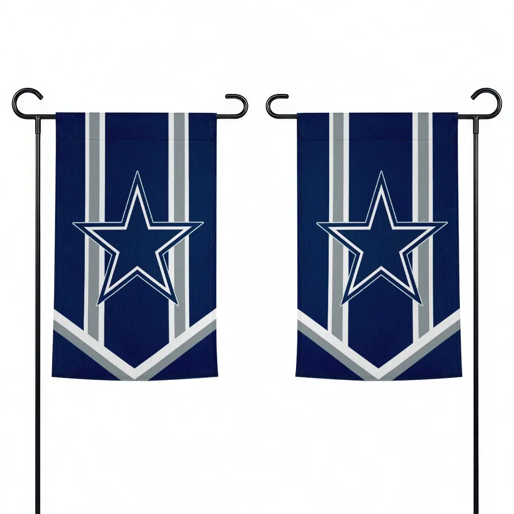 Dallas Cowboys Garden Flag Customized Chevron Stripes Blue Fashion Forward Dallas Cowboys Garden Flag Customized Chevron Stripes Blue Fashion Forward
