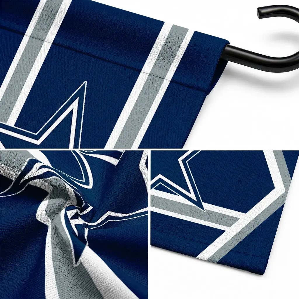 Dallas Cowboys Garden Flag Customized Chevron Stripes Blue Latest Model Dallas Cowboys Garden Flag Customized Chevron Stripes Blue Latest Model