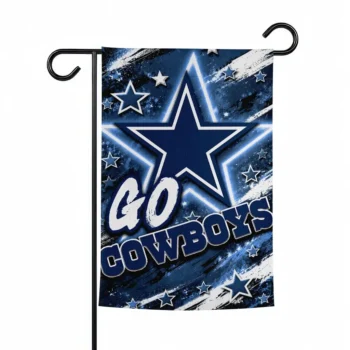 Dallas Cowboys Garden Flag Personalized Glowing Star Blue Best Selling