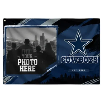 Dallas Cowboys House Flag Custom Framed Photo Blue Black Best Selling