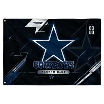 Dallas Cowboys House Flag Custom Speed Slashes Blue Best Selling