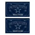 Dallas Cowboys House Flag Customized Ornate Border Blue Best Selling