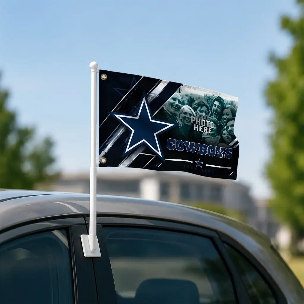 Dallas Cowboys House Flag Personalized Diagonal Stripes Blue Latest Model Dallas Cowboys House Flag Personalized Diagonal Stripes Blue Latest Model