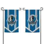 Dallas Mavericks Garden Flag Customized Chevron Stripes Blue Best Selling