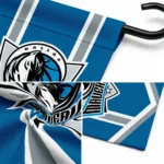 Dallas Mavericks Garden Flag Customized Chevron Stripes Blue Best Selling