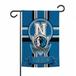 Dallas Mavericks Garden Flag Customized Circle Medallion Blue Best Selling