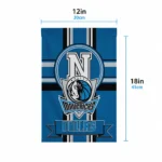 Dallas Mavericks Garden Flag Customized Circle Medallion Blue Best Selling