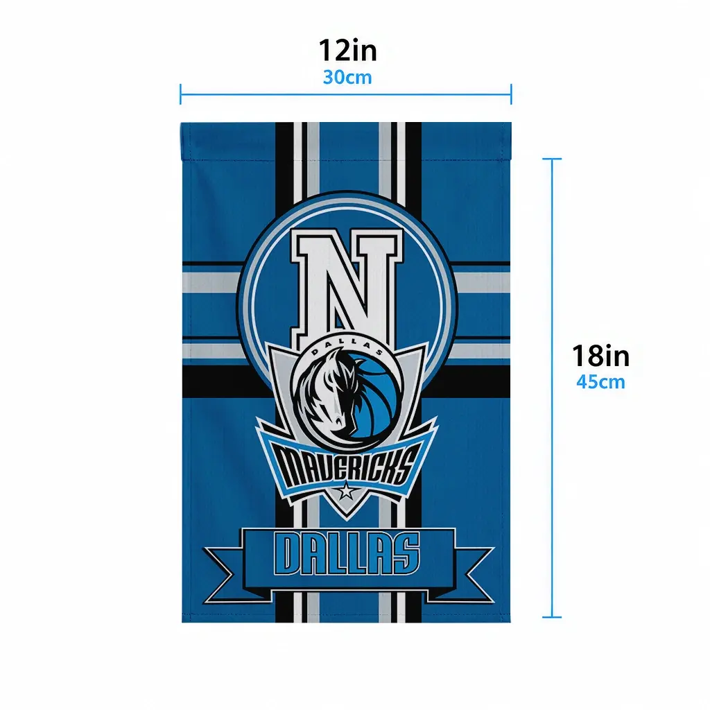 Dallas Mavericks Garden Flag Customized Circle Medallion Blue High Quality Dallas Mavericks Garden Flag Customized Circle Medallion Blue High Quality