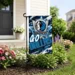 Dallas Mavericks Garden Flag Personalized Glowing Star Blue Best Selling