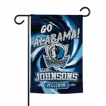 Dallas Mavericks Garden Flag Personalized Swirl Vortex Blue Best Selling