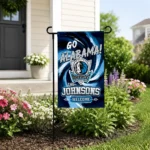 Dallas Mavericks Garden Flag Personalized Swirl Vortex Blue Best Selling