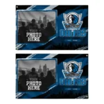Dallas Mavericks House Flag Custom Framed Photo Blue Black Best Selling